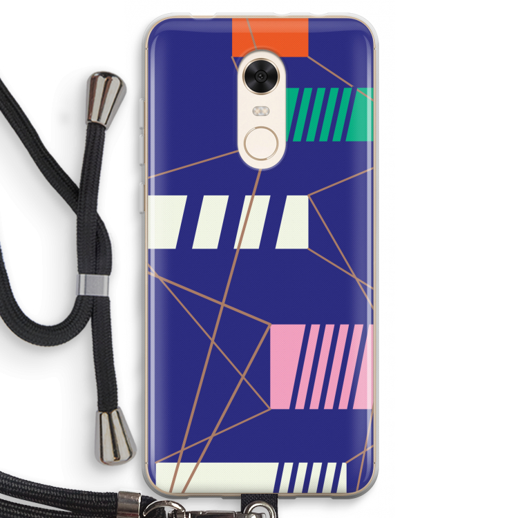 Gestalte 5: Xiaomi Redmi 5 Transparant Hoesje met koord
