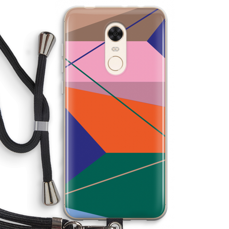 Gestalte 1: Xiaomi Redmi 5 Transparant Hoesje met koord
