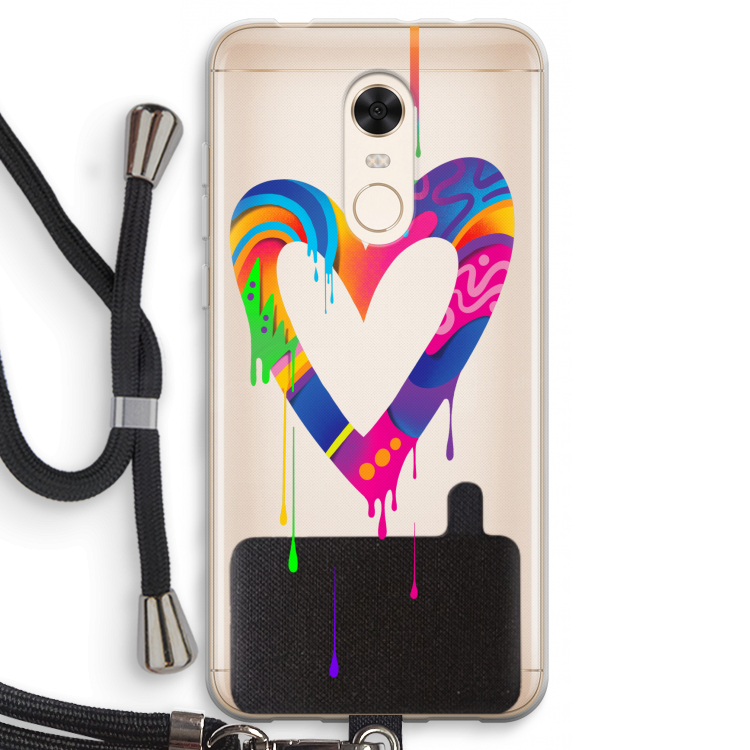Melts My Heart: Xiaomi Redmi 5 Transparant Hoesje met koord