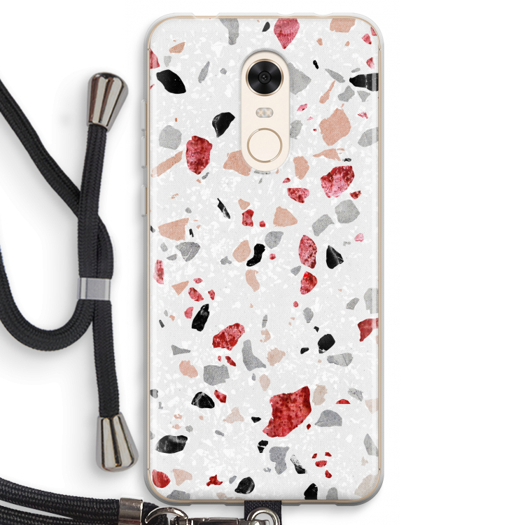Terrazzo N°12: Xiaomi Redmi 5 Transparant Hoesje met koord
