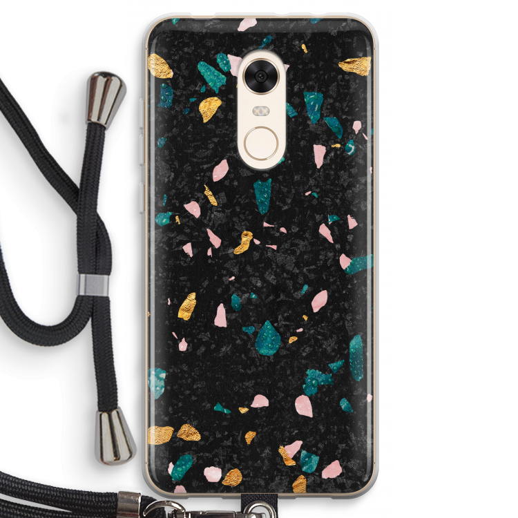 Terrazzo N°10: Xiaomi Redmi 5 Transparant Hoesje met koord