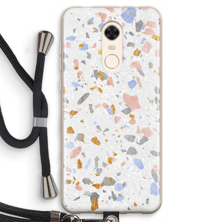 Terrazzo N°8: Xiaomi Redmi 5 Transparant Hoesje met koord