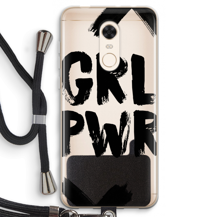 Girl Power #2: Xiaomi Redmi 5 Transparant Hoesje met koord