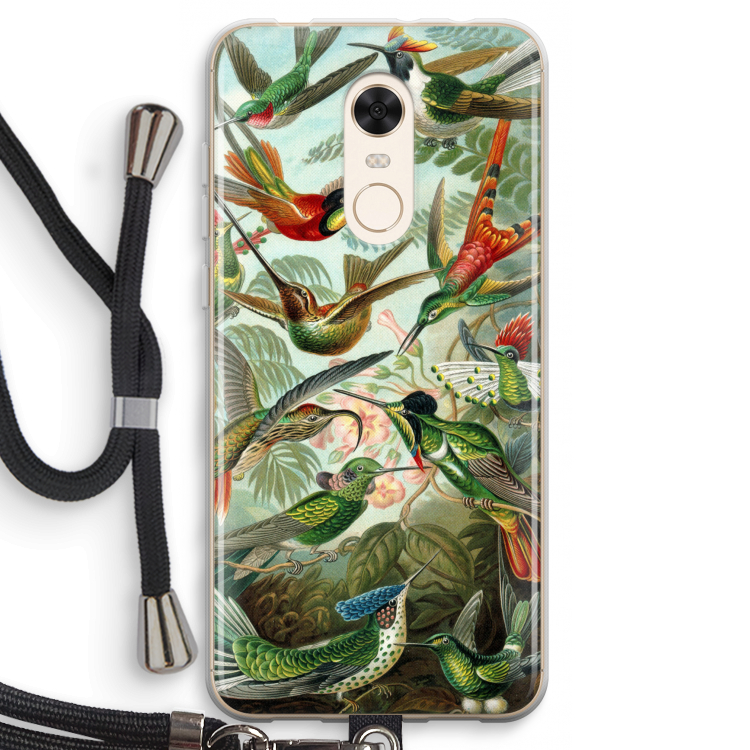 Haeckel Trochilidae: Xiaomi Redmi 5 Transparant Hoesje met koord