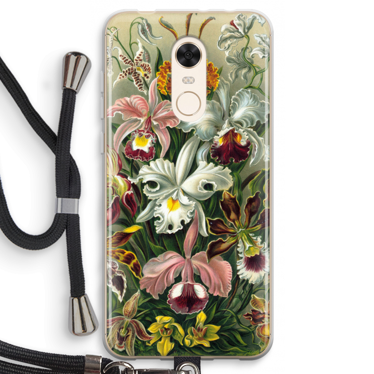 Haeckel Orchidae: Xiaomi Redmi 5 Transparant Hoesje met koord
