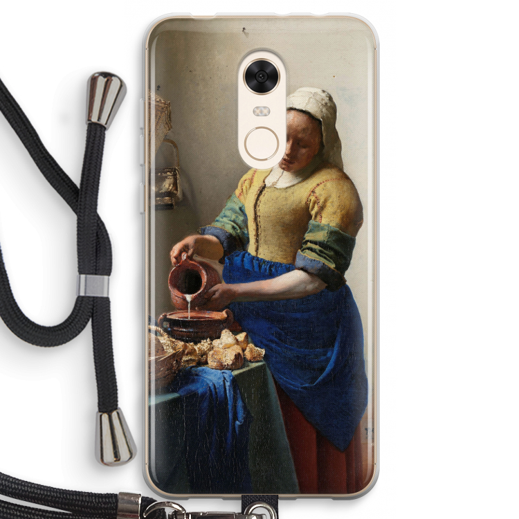 The Milkmaid: Xiaomi Redmi 5 Transparant Hoesje met koord