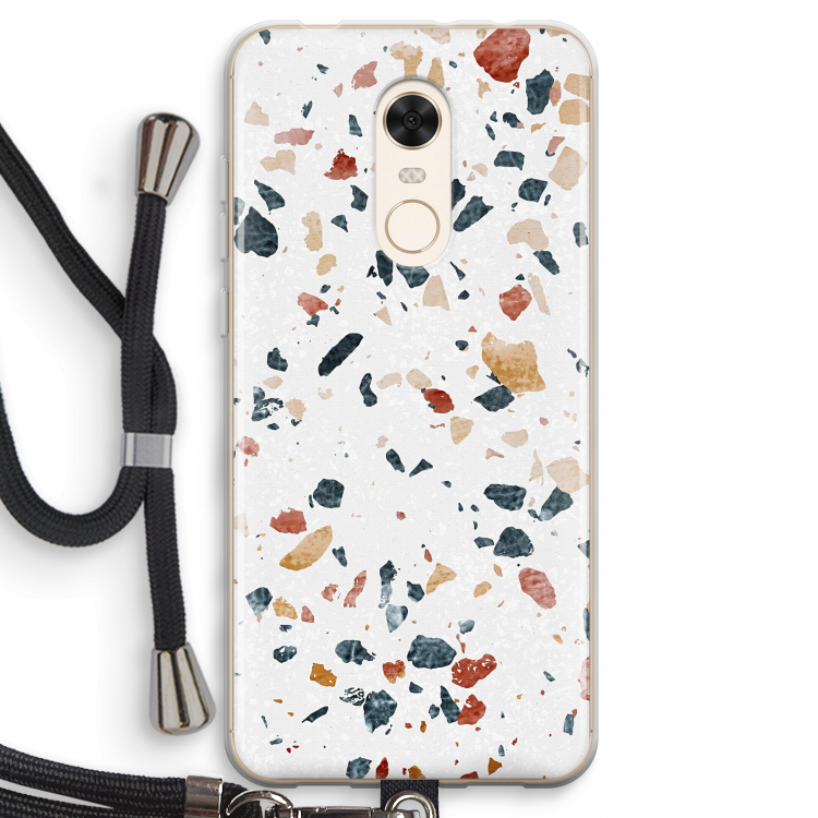 Terrazzo N°4: Xiaomi Redmi 5 Transparant Hoesje met koord