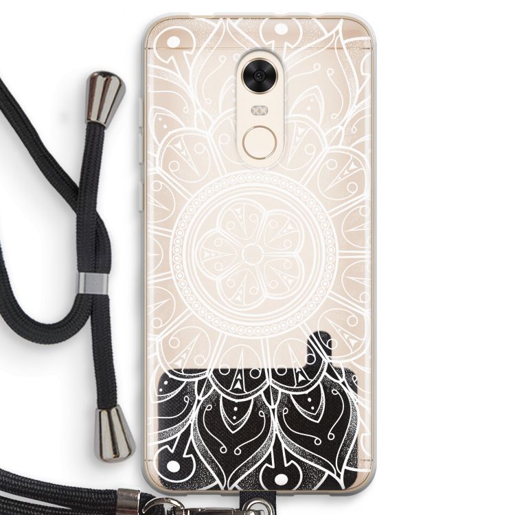 Roses Are Red: Xiaomi Redmi 5 Transparant Hoesje met koord
