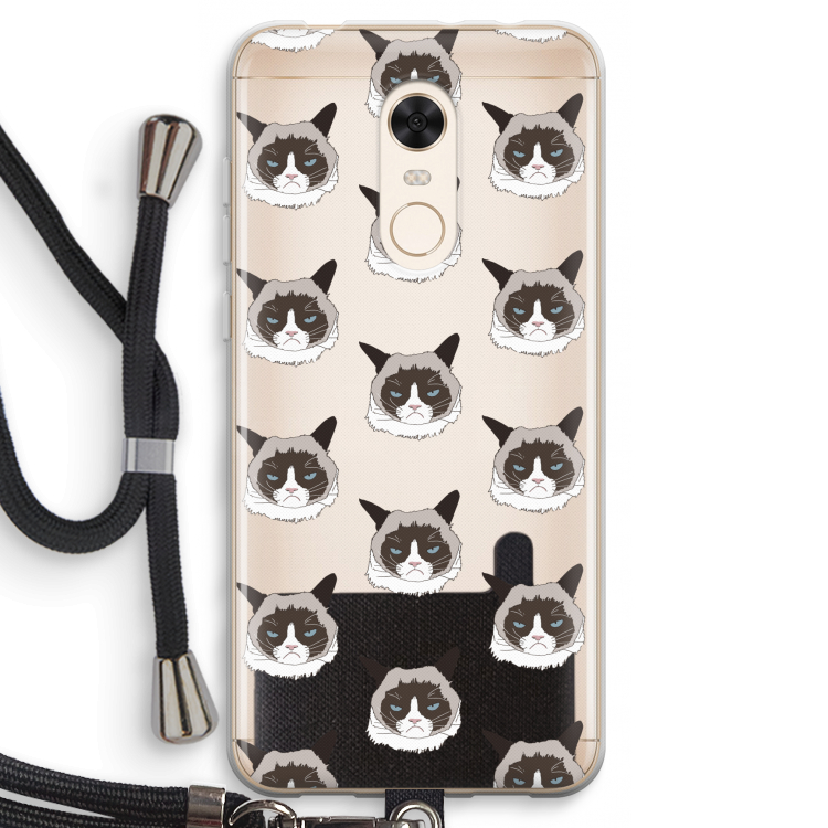 It's a Purrr Case: Xiaomi Redmi 5 Transparant Hoesje met koord