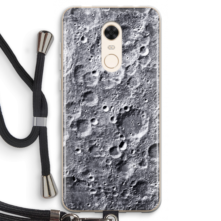 Maanlandschap: Xiaomi Redmi 5 Transparant Hoesje met koord