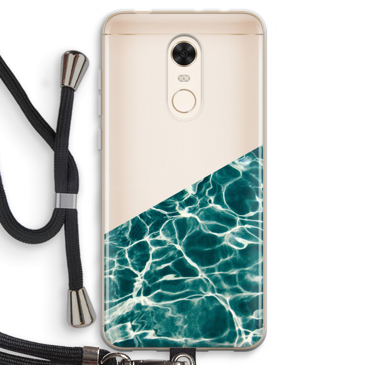 Weerkaatsing water: Xiaomi Redmi 5 Transparant Hoesje met koord