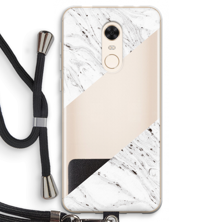 Biggest stripe: Xiaomi Redmi 5 Transparant Hoesje met koord