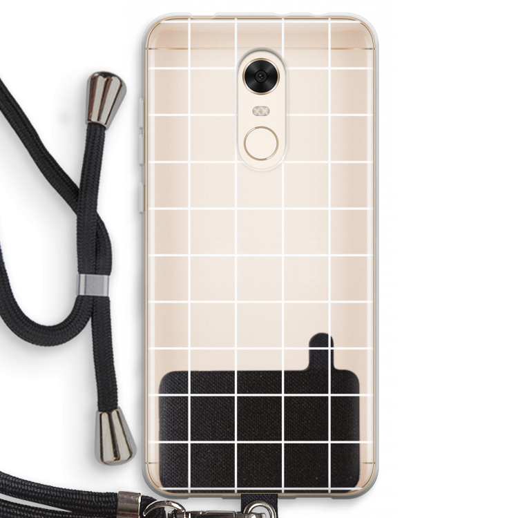 Rooster 2: Xiaomi Redmi 5 Transparant Hoesje met koord