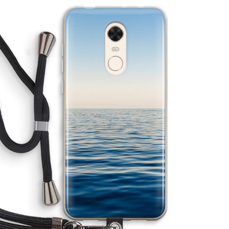 Water horizon: Xiaomi Redmi 5 Transparant Hoesje met koord