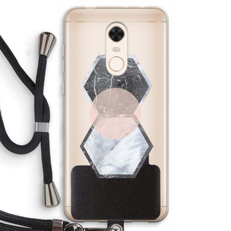 Creatieve toets: Xiaomi Redmi 5 Transparant Hoesje met koord