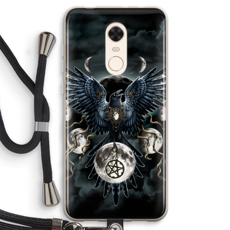 Sinister Wings: Xiaomi Redmi 5 Transparant Hoesje met koord