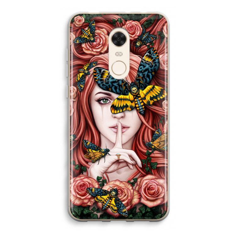 Lady Moth: Xiaomi Redmi 5 Transparant Hoesje