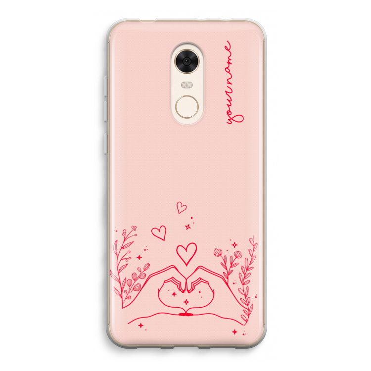 Love is in the air: Xiaomi Redmi 5 Transparant Hoesje