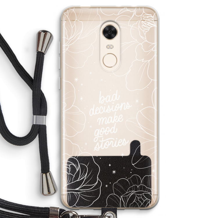 Good stories: Xiaomi Redmi 5 Transparant Hoesje met koord