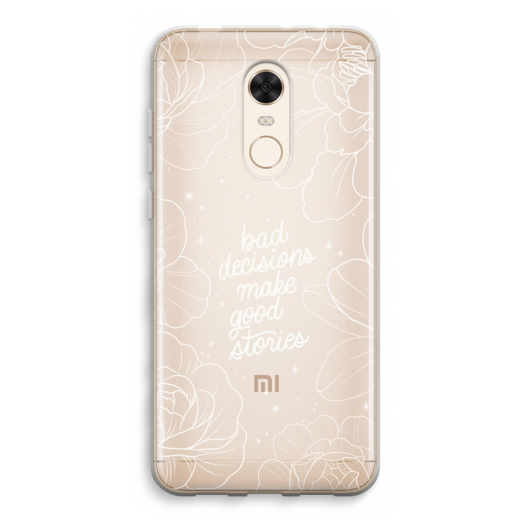 Good stories: Xiaomi Redmi 5 Transparant Hoesje