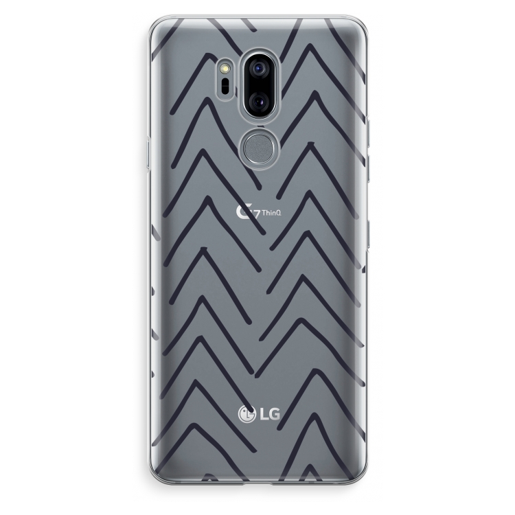 CaseCompany Marrakech Arrows: LG G7 Thinq Transparant Hoesje