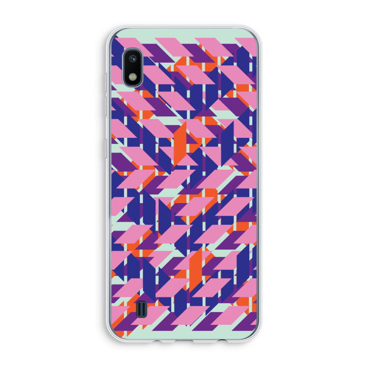 Skew Blush 3: Samsung Galaxy A10 Transparant Hoesje