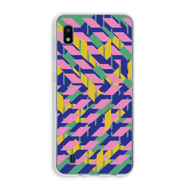 Skew Blush 1: Samsung Galaxy A10 Transparant Hoesje