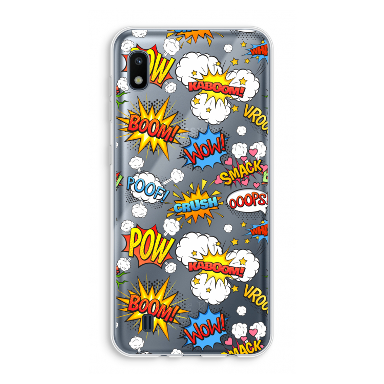 Pow Smack: Samsung Galaxy A10 Transparant Hoesje