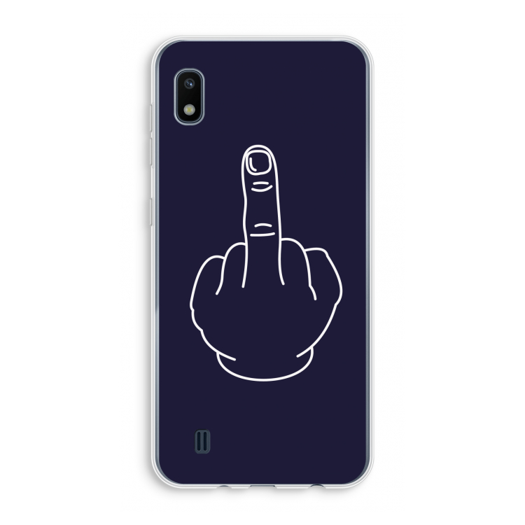 F**k U: Samsung Galaxy A10 Transparant Hoesje