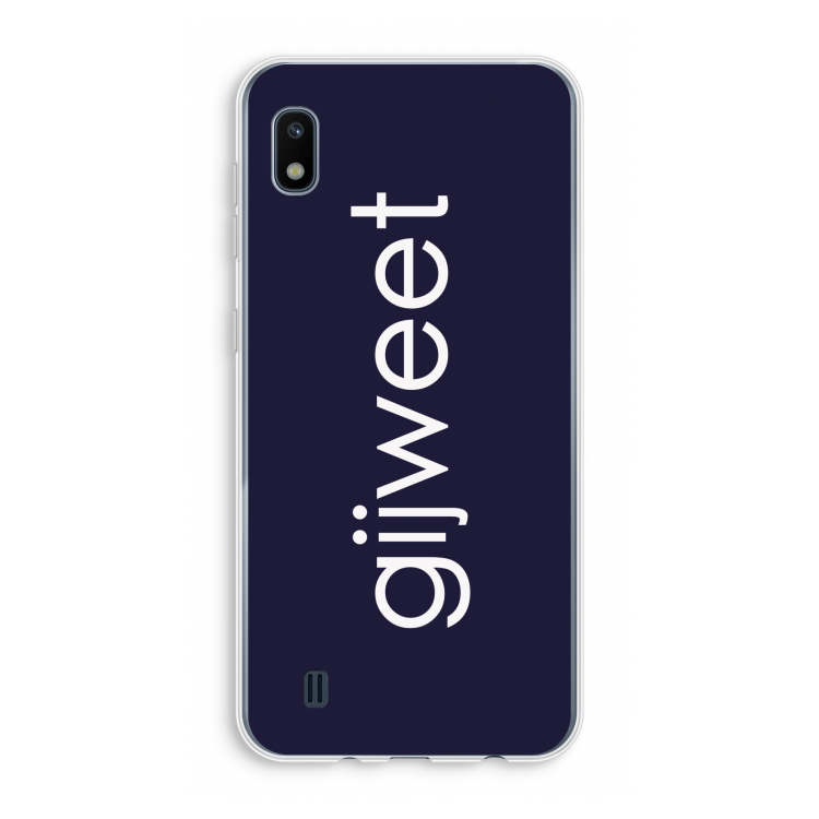 Gijweet: Samsung Galaxy A10 Transparant Hoesje
