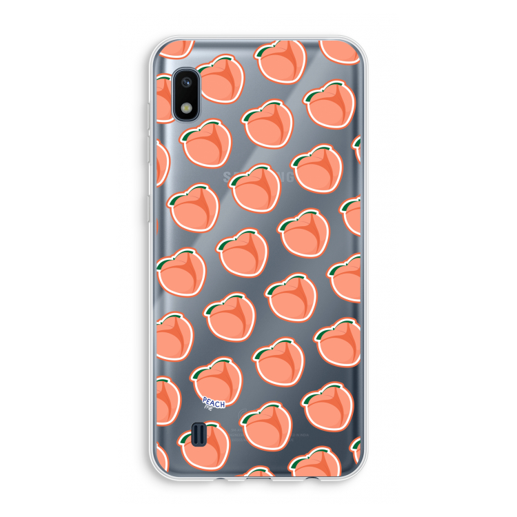 Just peachy: Samsung Galaxy A10 Transparant Hoesje
