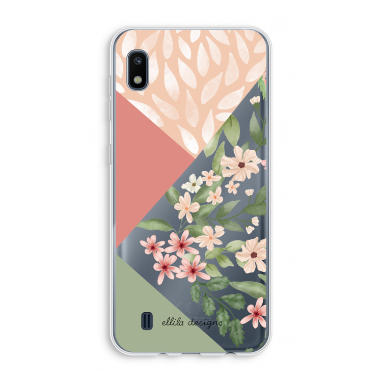 Sweet heaven geometrics: Samsung Galaxy A10 Transparant Hoesje