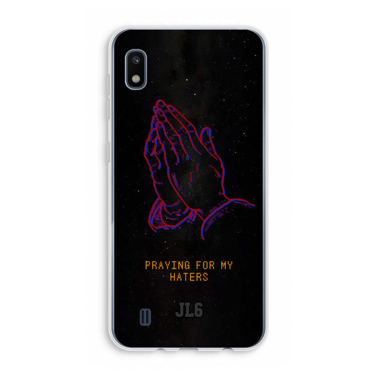 Praying For My Haters: Samsung Galaxy A10 Transparant Hoesje