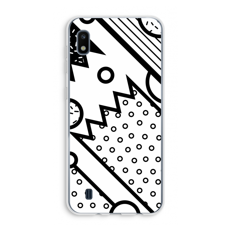 Pop Art #4: Samsung Galaxy A10 Transparant Hoesje
