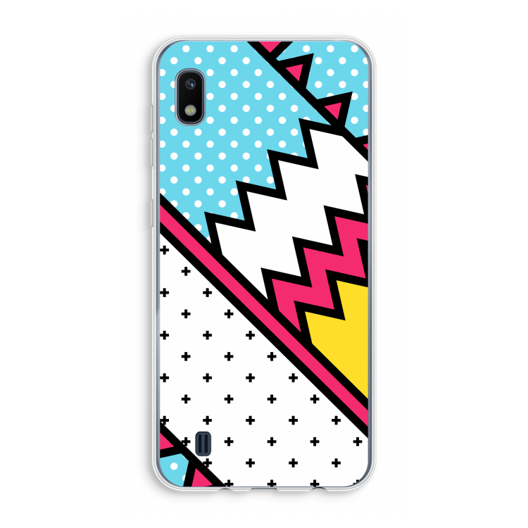 Pop Art #2: Samsung Galaxy A10 Transparant Hoesje