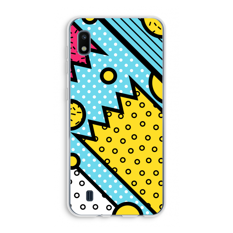 Pop Art #1: Samsung Galaxy A10 Transparant Hoesje