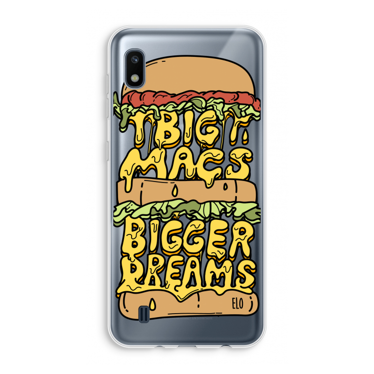 Big Macs Bigger Dreams: Samsung Galaxy A10 Transparant Hoesje