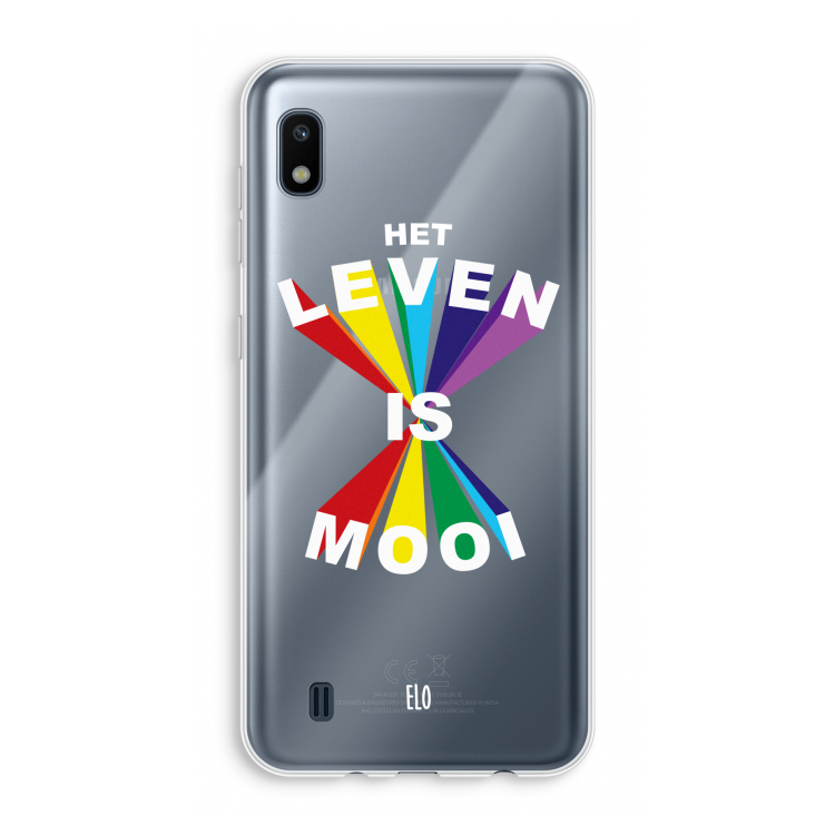 Het Leven Is Mooi: Samsung Galaxy A10 Transparant Hoesje