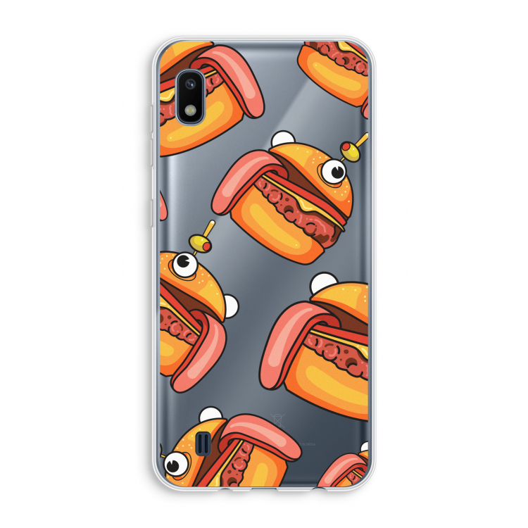 Hamburger: Samsung Galaxy A10 Transparant Hoesje