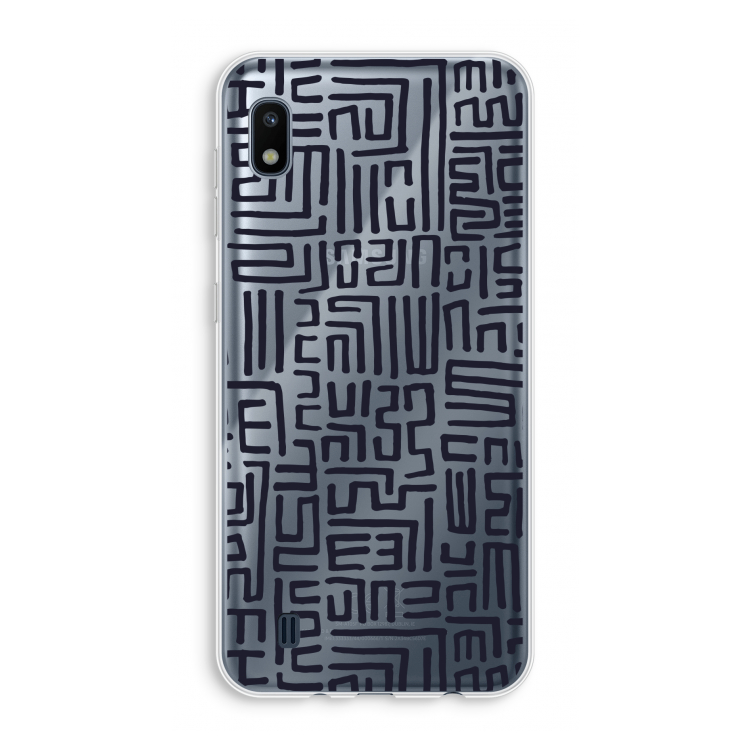Moroccan Print: Samsung Galaxy A10 Transparant Hoesje