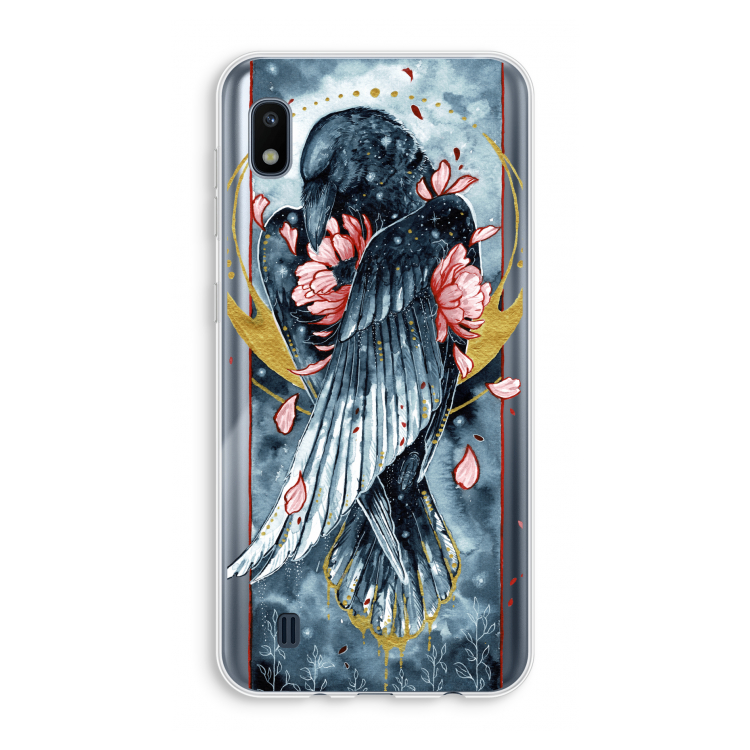 Golden Raven: Samsung Galaxy A10 Transparant Hoesje