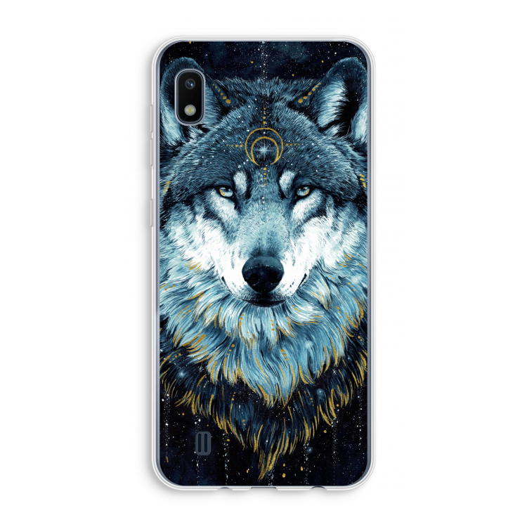 Darkness Wolf: Samsung Galaxy A10 Transparant Hoesje