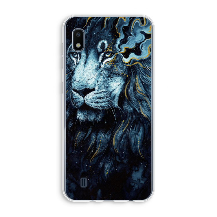 Darkness Lion: Samsung Galaxy A10 Transparant Hoesje