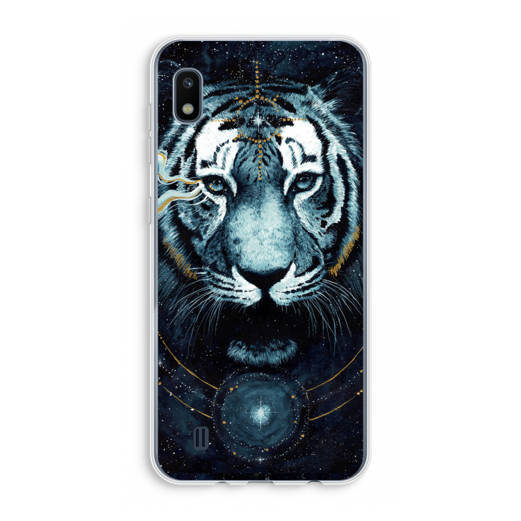 Darkness Tiger: Samsung Galaxy A10 Transparant Hoesje