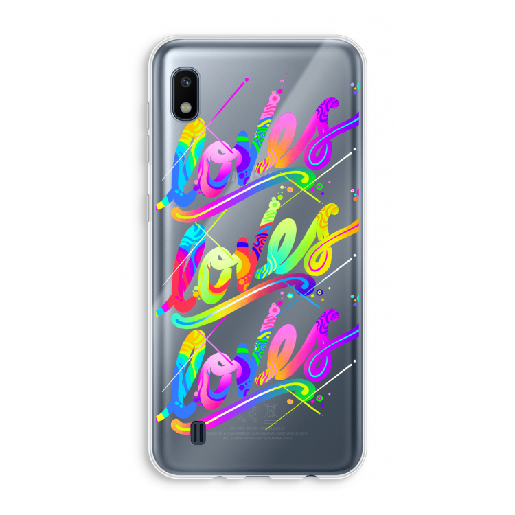 Loves: Samsung Galaxy A10 Transparant Hoesje