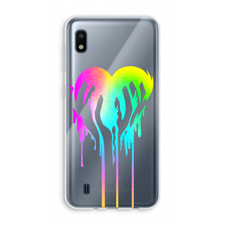 Hold My Heart: Samsung Galaxy A10 Transparant Hoesje