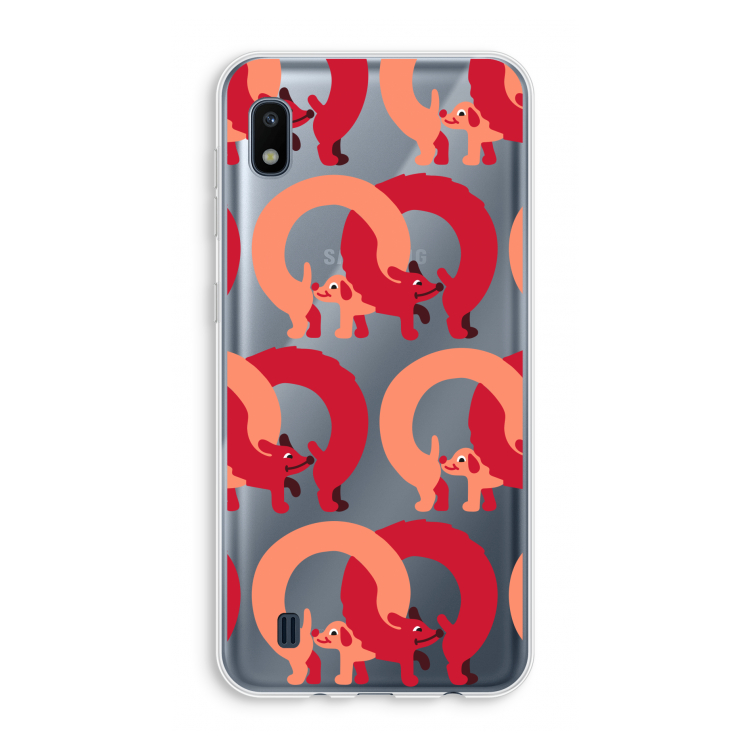 Dogs: Samsung Galaxy A10 Transparant Hoesje