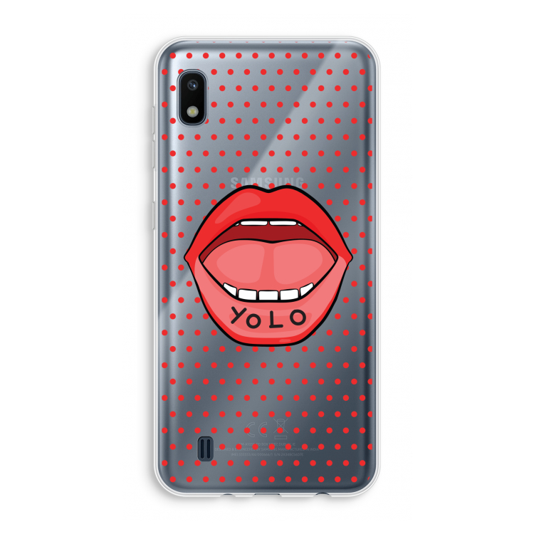 Yolo Denise: Samsung Galaxy A10 Transparant Hoesje