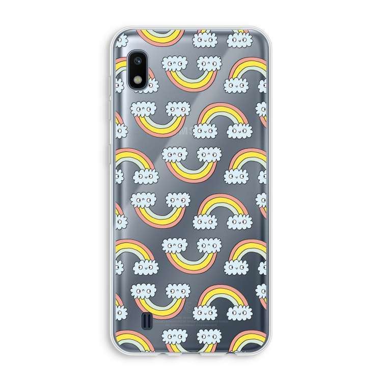 Regenboog: Samsung Galaxy A10 Transparant Hoesje