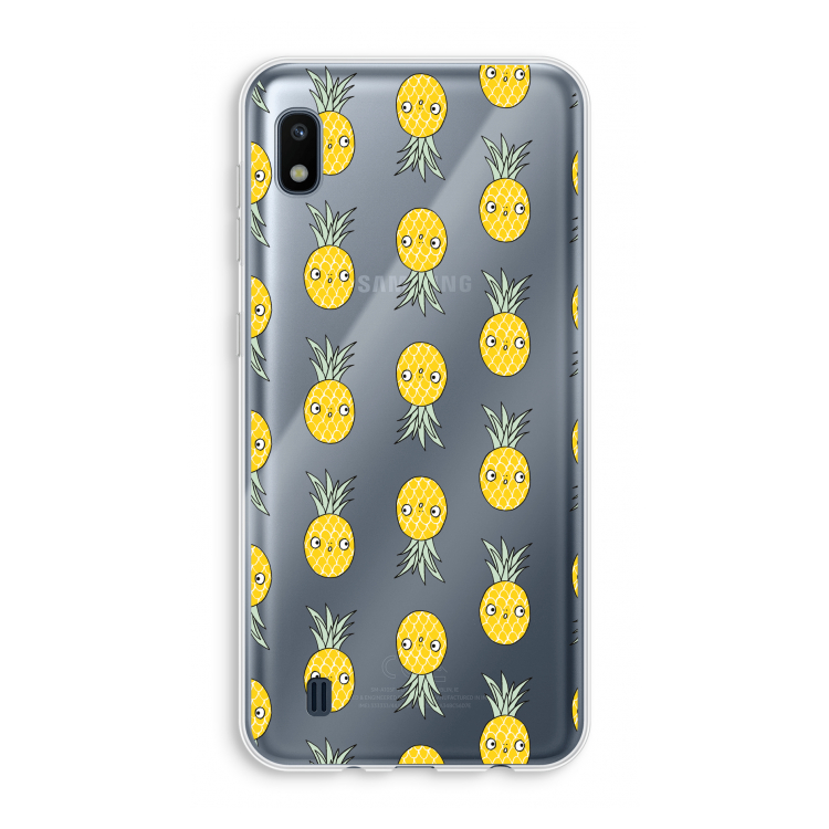Ananas: Samsung Galaxy A10 Transparant Hoesje